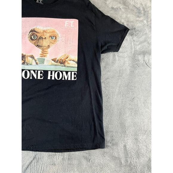 E.T. The Extra-Terrestrial Phone Home T-Shirt XL Black Movie Licensed Cotton - Picture 8 of 9